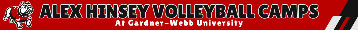 Gardner Webb Volleyball - Alex Hinsey Volleyball Camps